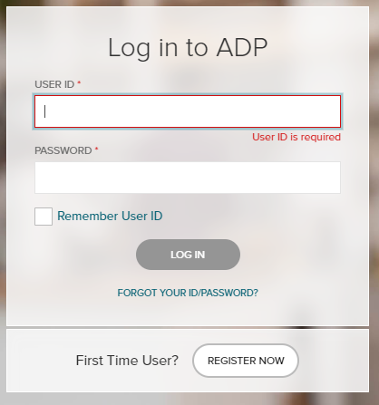 Log in to ADP.